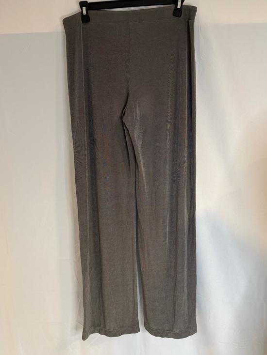 Chico's Pants - Chico’s Travelers Gray Wide Leg Pull On Pants Size 1